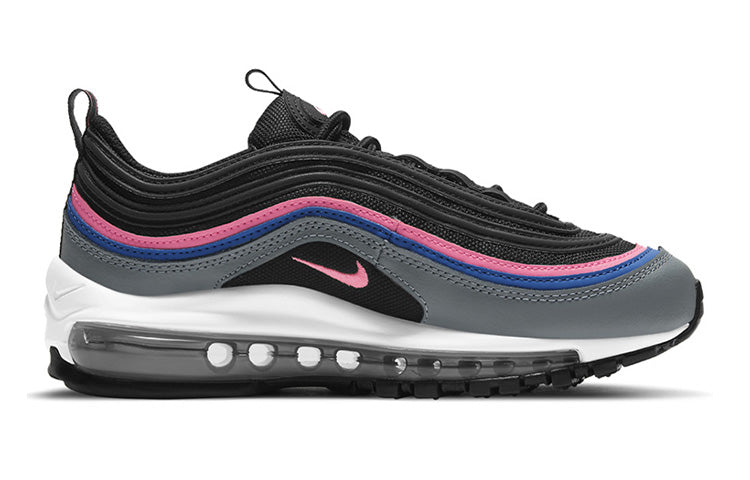 Air Max 97 GS 'Black Smoke Grey' Black/Smoke Grey/Sapphire/Sunset Pulse 921522-026 KICKSOVER