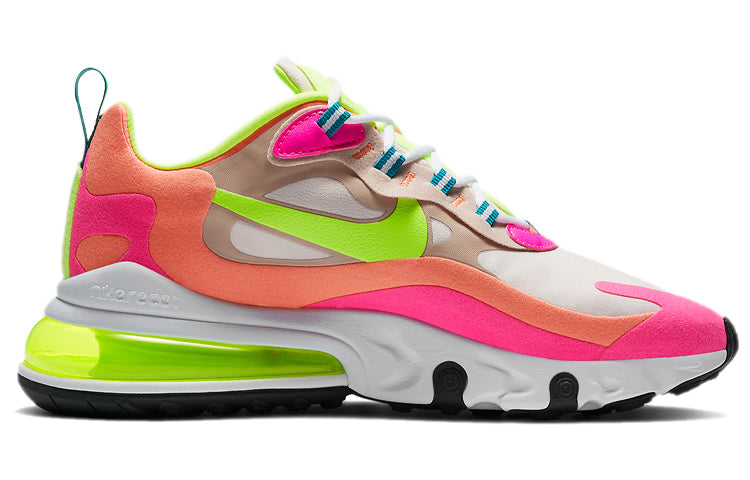 Nike Air Max 270 React 'Pink Volt' Pink/Volt/Sail DC1863-600 KICKSOVER