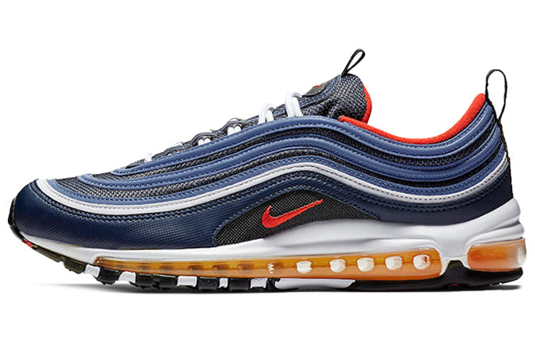 Nike Air Max 97 Midnight Navy Habanero Red 921826-403 KICKSOVER