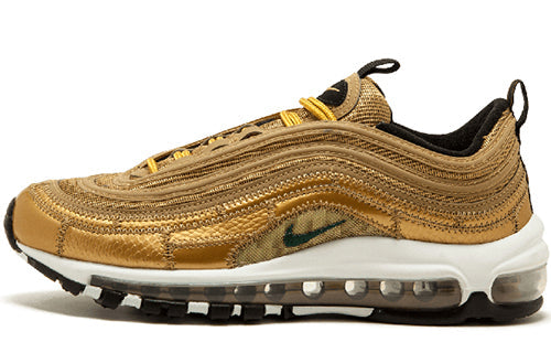 Nike CR7 x Air Max 97 'Golden Patchwork' Metallic Gold/Green/Varsity Red/Black AQ0655-700 KICKSOVER