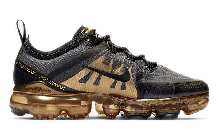 Nike Air VaporMax 2019 GS 'Black Gold' Black/Black-Metallic Gold AJ2616-004 KICKSOVER