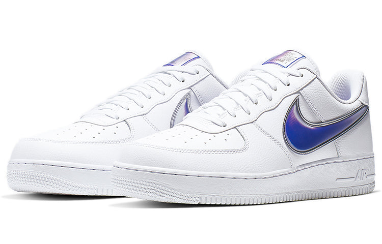 Nike Air Force 1 Low 'Oversized Swoosh' white/racer blue AO2441-101 KICKSOVER