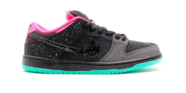 Nike Premier x Dunk Low Premium SB Skateboard AE QS 'Northern Lights' Anthracite/Black-Pink Force-Crystal Mint 724183-063 sneakmarks