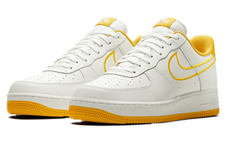 Nike Air Force 1 Low '07 Leather 'Ochre' White/Yellow-Ochre AJ7280-101 KICKSOVER