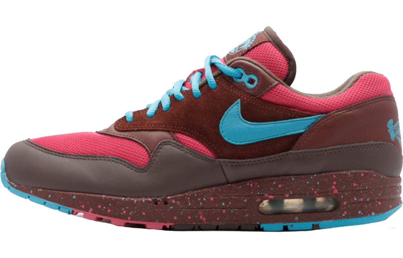 Nike Parra x Air Max 1 'Amsterdam' Brownstone/Blue Reef/Dark Oak 313188-241 KICKSOVER