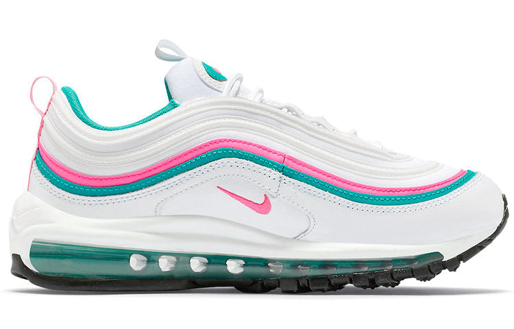 Nike Womens Air Max 97 White Pink Turbo Green DC5223-100 sneakmarks