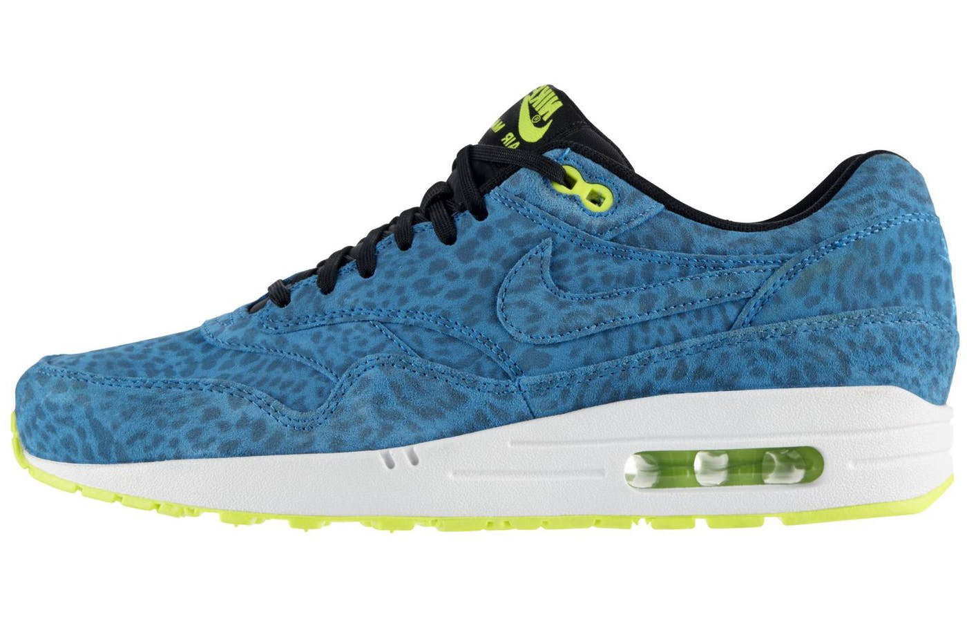 Air Max 1 Fb 'Blue Leopard' Current Blue/Current Blue/Black/Volt 579920-440 KICKSOVER