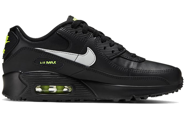 Nike Air Max 90 GS 'Black Volt' Black/Volt/Light Smoke Grey CV9608-001 KICKSOVER