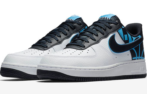 Nike Air Force 1 Low '07 LV8 'Logo Pack' White/Navy-Light Blue 823511-105 KICKSOVER