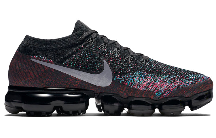 Nike Air VAPORMAX Flyknit Black/METALLIC SILVER-BLUE LAGOON 849558-015 KICKSOVER