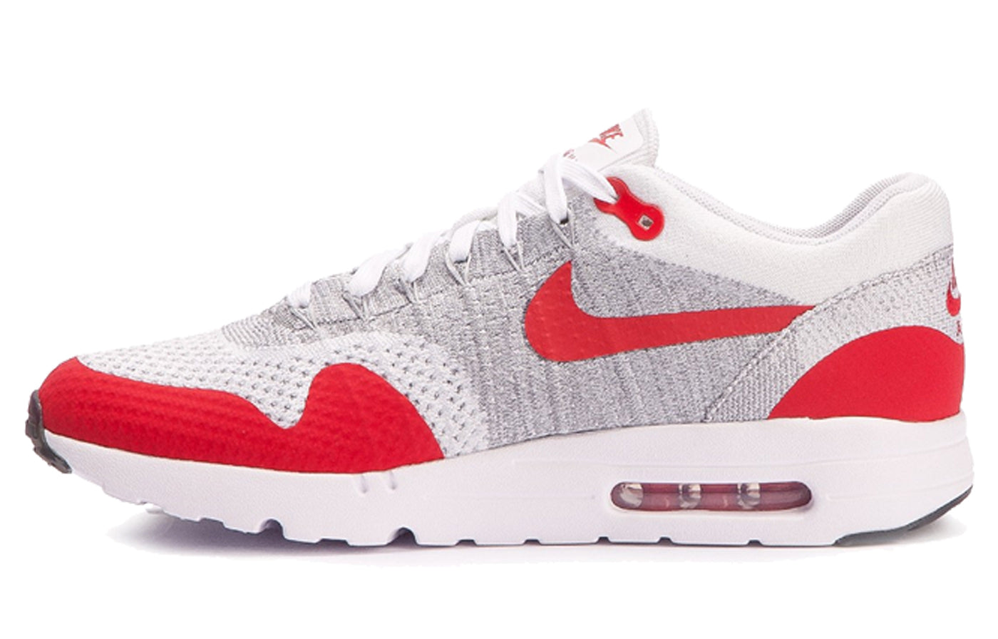 Nike Air Max 1 Ultra Flyknit White University Red 843384-101 KICKSOVER