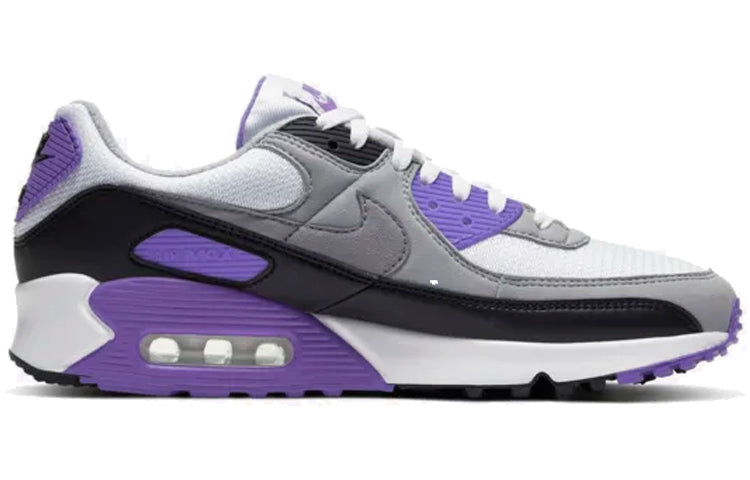 Nike Air Max 90 White Grey Purple CD0881-104 KICKSOVER