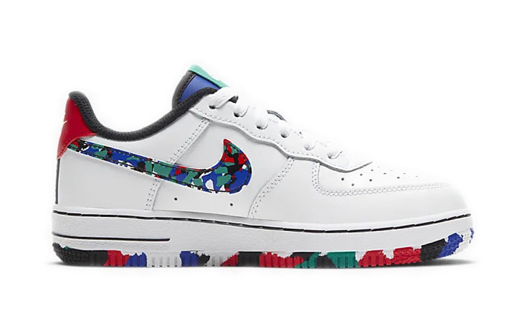 Nike Air Force 1 Low PS 'Melted Crayon' White/Hyper Blue/Neptune Green/Multi-Color CU4634-100 KICKSOVER