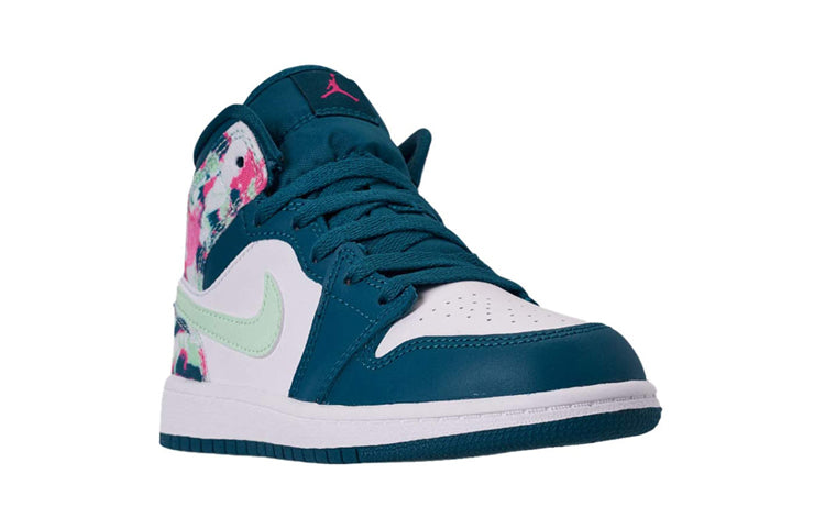 Air Jordan 1 Mid PS 'Green Abyss Frosted Spruce' Green Abyss/Frosted Spruce/White 640737-300