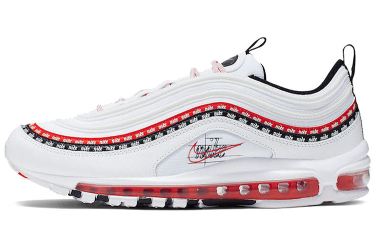 Nike Air Max 97 'Script Swoosh' White/Black/University Red CK9397-100 KICKSOVER