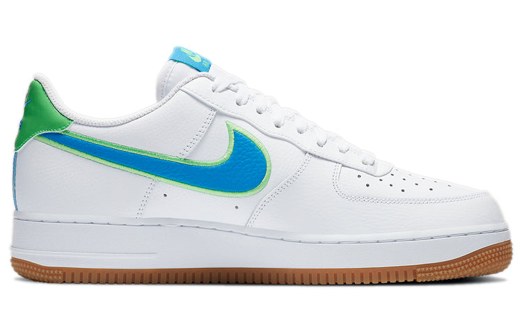 Nike Air Force 1 Low 'White Bright Blue Green' DA4660-100 KICKSOVER