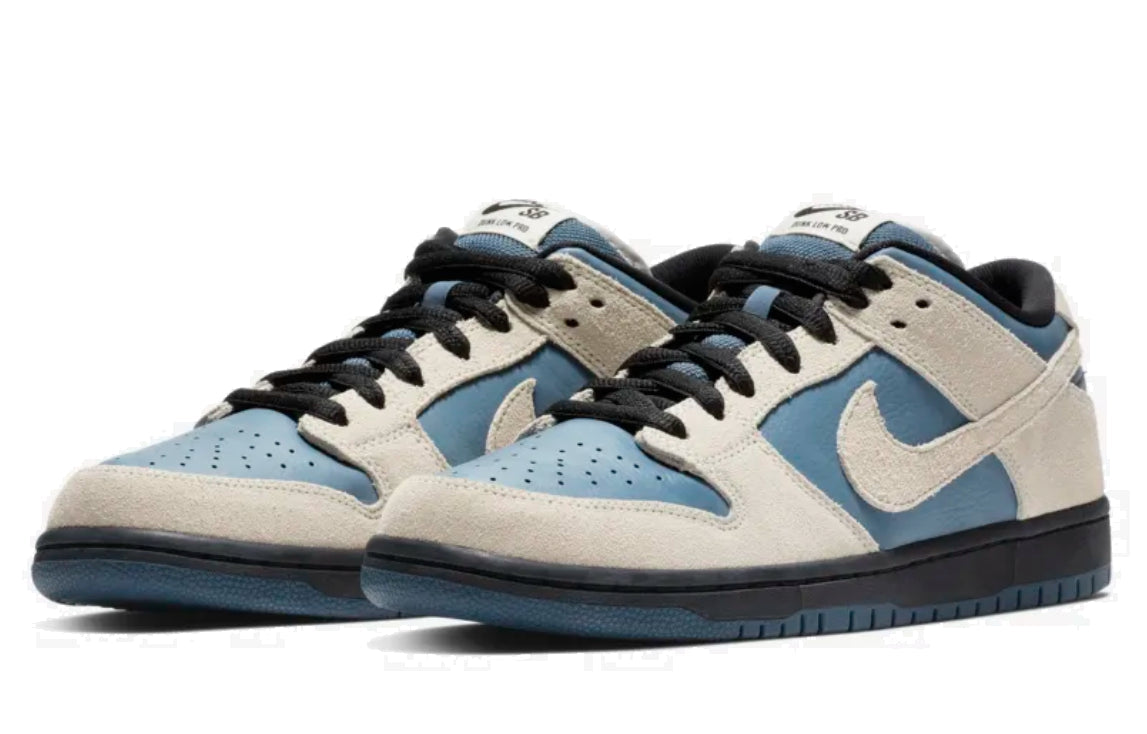 Nike Dunk Low Pro SB Skateboard 'Thunderstorm' Light Cream/Thunderstorm BQ6817-200 sneakmarks