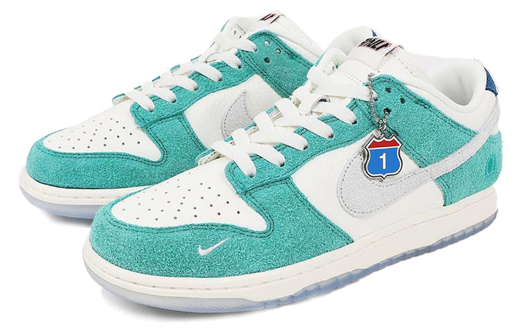 Nike Kasina x Dunk Low 'Road Sign' Sail/White/Neptune Green/Industrial Blue CZ6501-101 sneakmarks