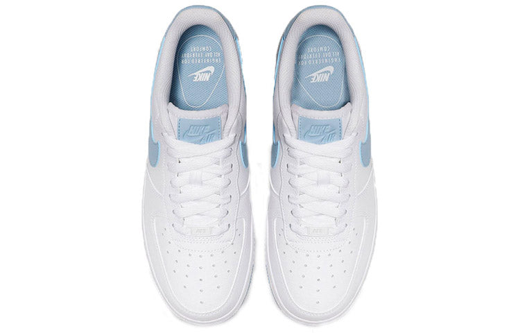 Nike Womens Air Force 1 Low '07 Patent 'Light Armory Blue' White/Light Armory Blue AH0287-104 KICKSOVER