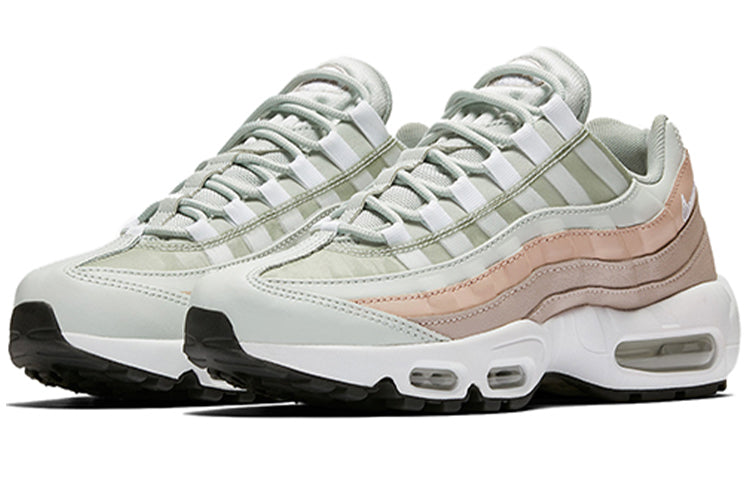 Nike Womens Air Max 95 Light Silver Moon Particle 307960-018 sneakmarks