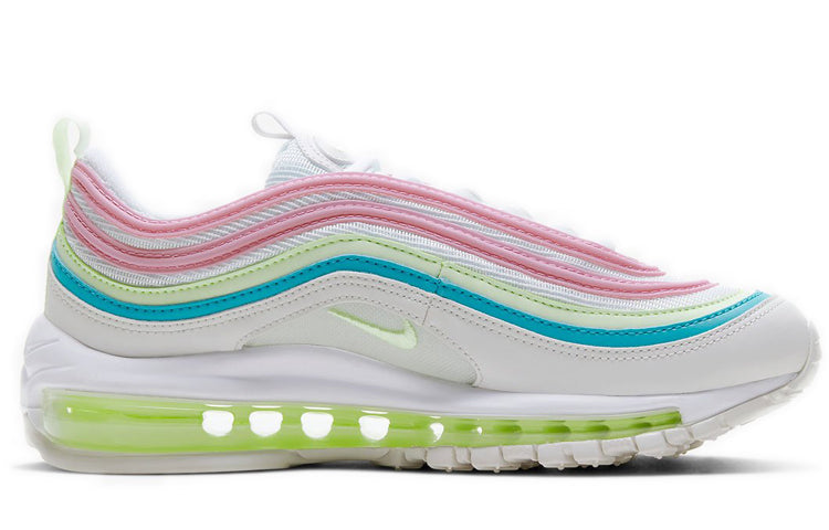 Nike Womens Air Max 97 'Easter' White/Barely Volt/Platinum Tint CW7017-100 KICKSOVER