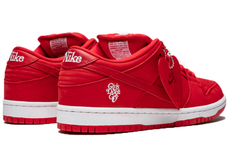 Nike Girls Don't Cry x Dunk Low Pro SB Skateboard QS 'Coming Back Home' University Red/White BQ6832-600 sneakmarks