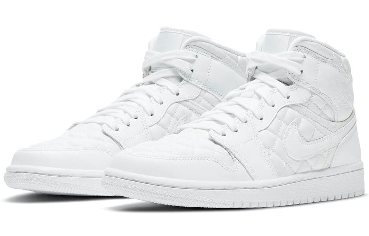 Womens WMNS Air Jordan 1 Mid SE Quilted White DB6078-100
