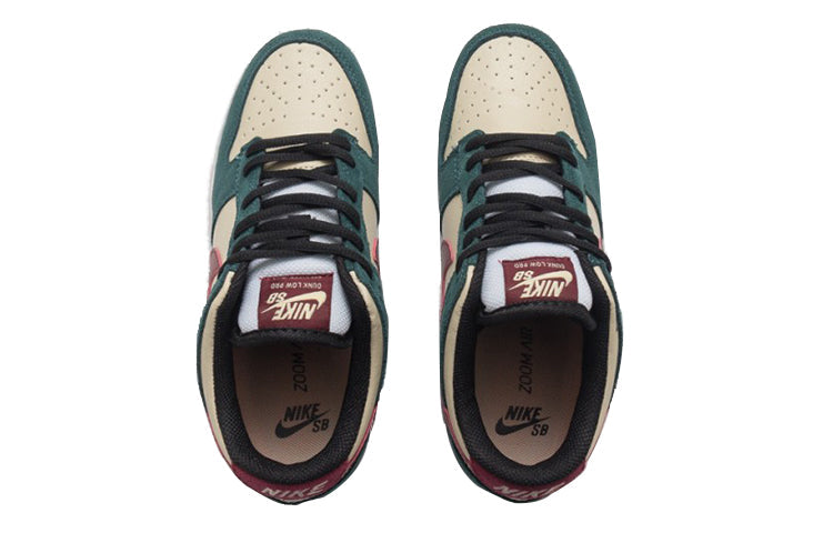 Nike Dunk Low Pro SB Skateboard 'Vegas Gold' Vegas Gold/Team Red-Team Green 304292-700 sneakmarks