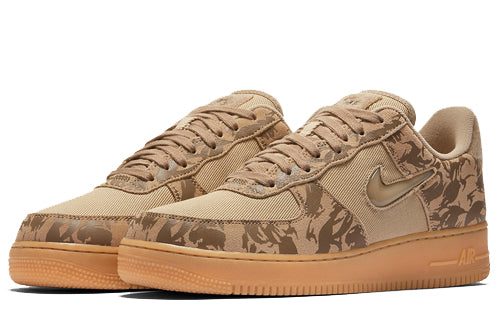 Nike Air Force 1 Low 'Country Camo' Hemp/Hemp-Military Brown-Team Orange AV2585-200 KICKSOVER