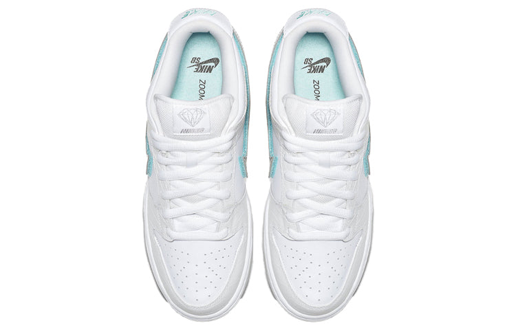 Nike SB Skateboard Dunk Low Pro OG QS Diamond - White BV1310-100 sneakmarks