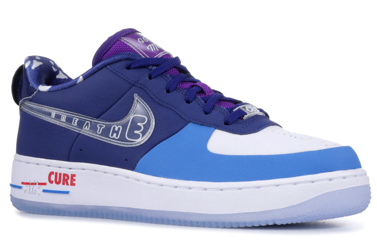 Nike Air Force 1 Low'Doernbecher' 2018 GS Deep Royal Blue/Light Photo Blue-Voltage Purple-Clear BV7251-400 KICKSOVER