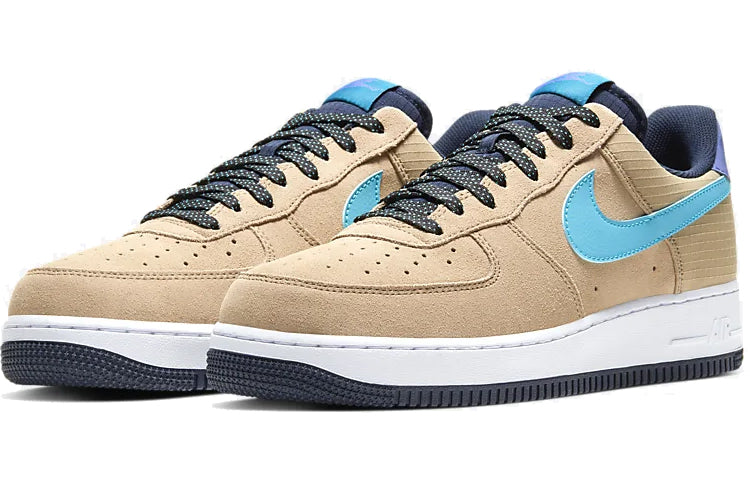 Nike Air Force 1 Low 'Khaki ACG' Khaki/Persian Violet/Bright Teal/Blue Fury CD0887-201 KICKSOVER