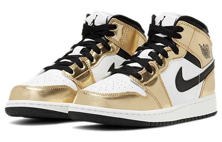 Air Jordan 1 Mid SE GS Metallic Gold DC1420-700