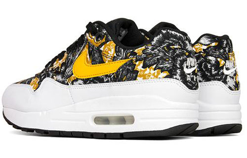 Womens Air Max 1 'Floral' White/University Gold/Black 633737-100 KICKSOVER