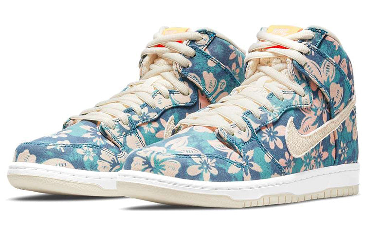 Nike SB Skateboard Dunk High Pro QS Hawaii CZ2232-300 sneakmarks