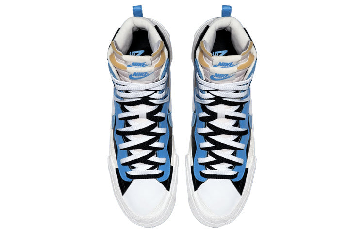 Nike Blazer Mid x Sacai Black Legend Blue BV0072-001 sneakmarks