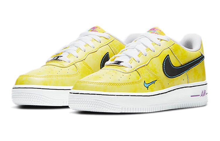 Air Force 1 Low GS 'Peace, Love, and Basketball' Speed Yellow/Black/Laser Blue DC7299-700 KICKSOVER