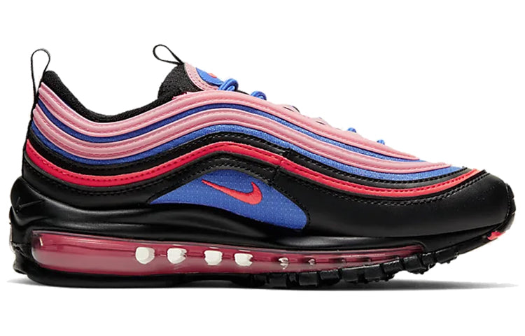 Nike Air Max 97 GS 'Black Multi' Black/Flash Crimson/Racer Blue CT1578-001 KICKSOVER