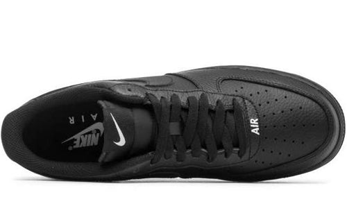 Nike Air Force 1 Low '07 Leather 'Emblem' Black/Black AJ7280-002 KICKSOVER