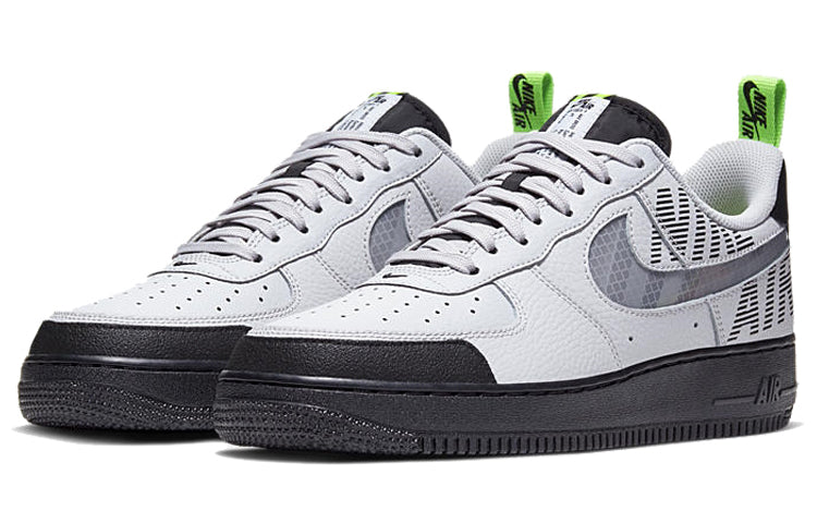 Nike Air Force 1 Low 'Under Construction - Grey' Vast Grey/Gunsmoke/Black/Electric Green BQ4421-001 KICKSOVER