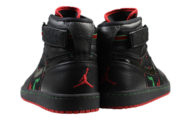 Air Jordan 1 High Strap 'A Tribe Called Quest' Black/Varsity Red-Clssc Green 342132-062