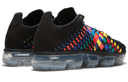 Nike Air VaporMax Inneva 'Rainbow' Black/Black-Glacier Blue-Laser Orange AO2447-001 KICKSOVER