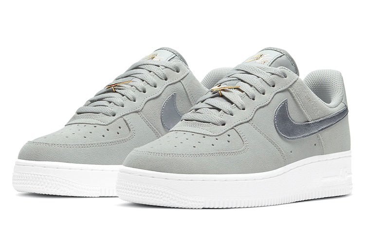 Nike Air Force 1 Low Grey Suede DC4458-001 KICKSOVER