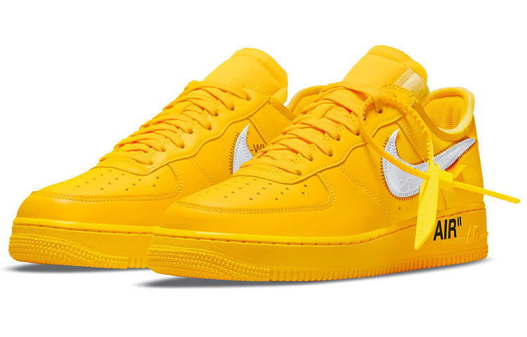 Nike Air Force 1 x Off-White University Gold DD1876-700 sneakmarks