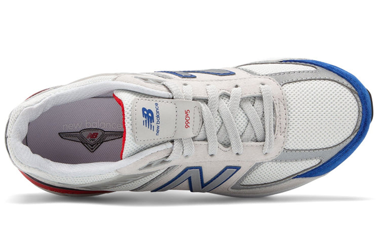 New Balance 990v5 Big Kid 'Nimbus Cloud' Nimbus Cloud/Team Royal/Team Red GC990NB5 KICKSOVER