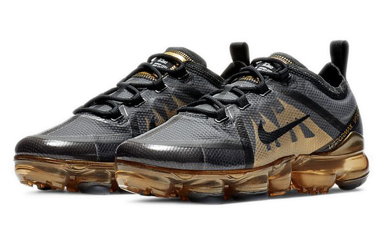 Nike Air VaporMax 2019 GS 'Black Gold' Black/Black-Metallic Gold AJ2616-004 KICKSOVER