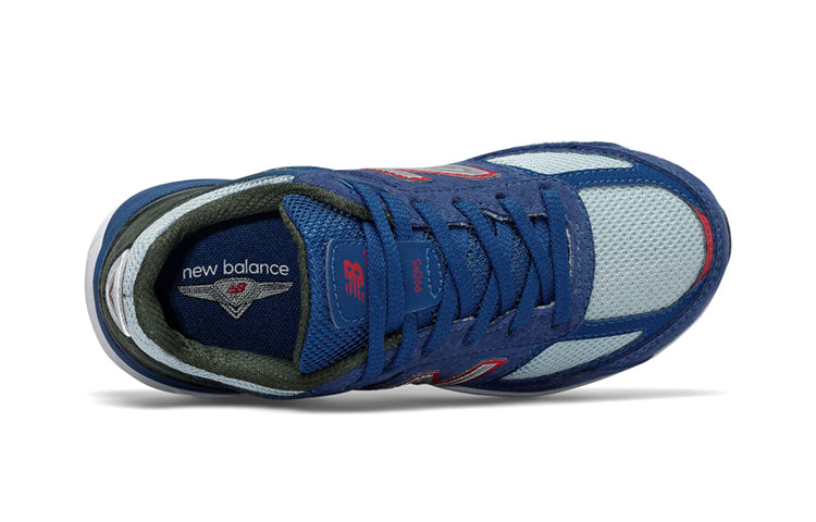 New Balance 990v5 Little Kid 'Andromeda Blue' Andromeda Blue/Team Red PC990NC5 KICKSOVER