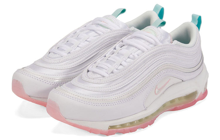 Nike Womens Air Max 97 White Barely Green DJ1498-100 sneakmarks