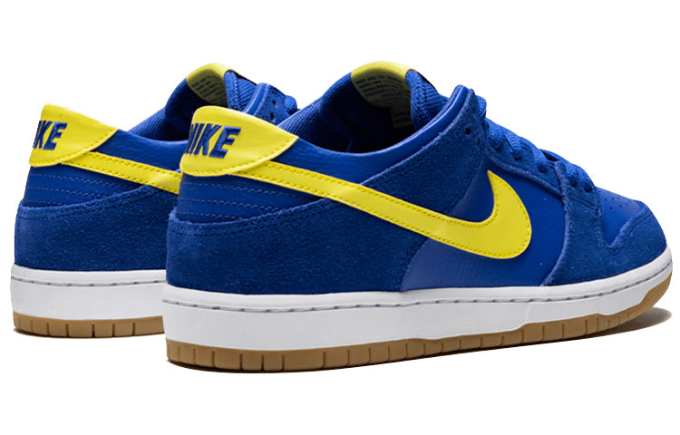 Nike Zoom Dunk Low Pro SB Skateboard 'Boca Juniors' Varsity Royal/Lightning-Gum Light Brown 854866-471 sneakmarks