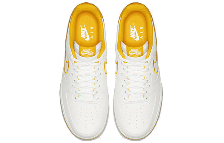 Nike Air Force 1 Low '07 Leather 'Ochre' White/Yellow-Ochre AJ7280-101 KICKSOVER